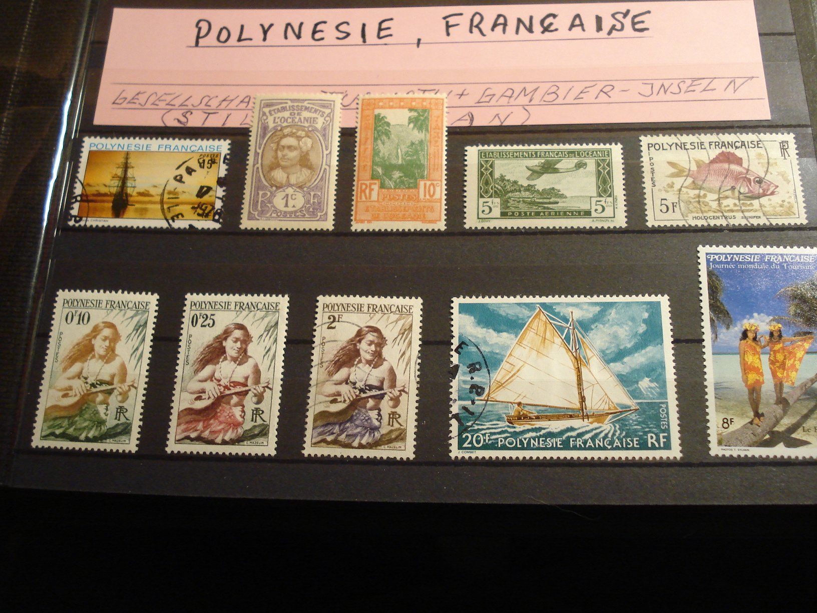 Alle Briefmarken: Lot Polynesie Francaise – Gebraucht aus Niederwil AG von morostahu