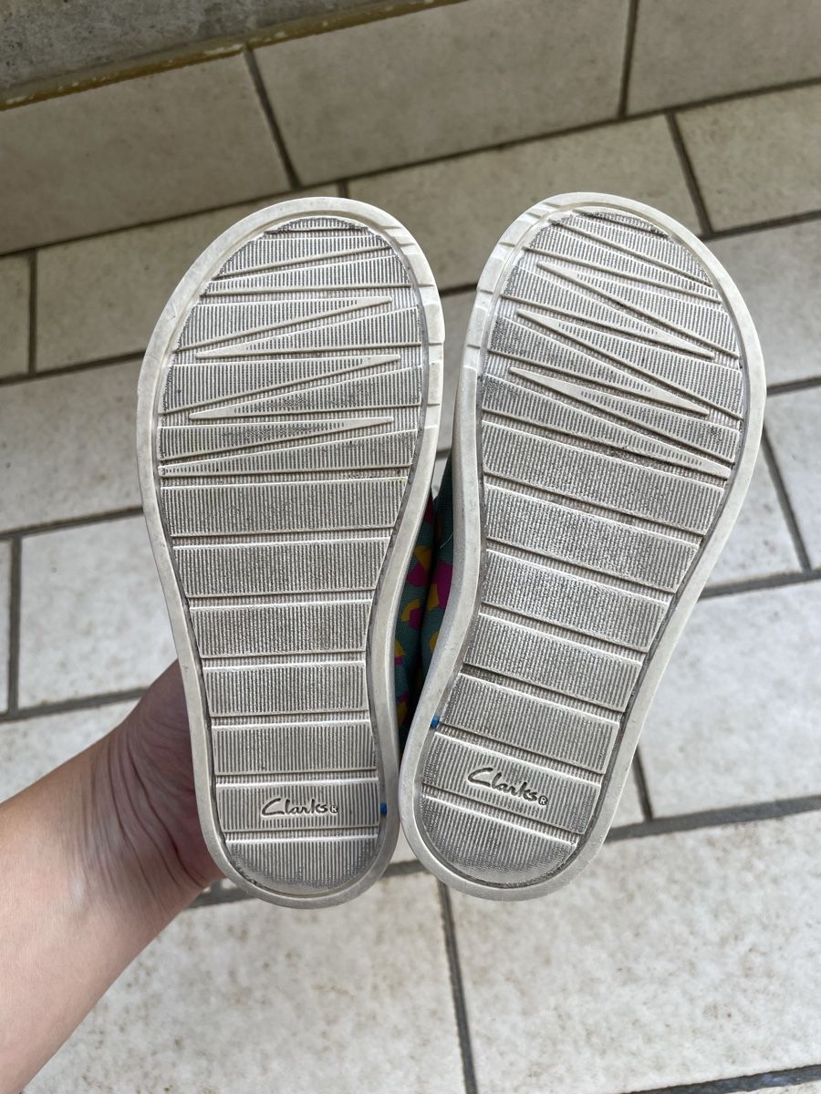 Clarks Scarpe per ragazzi: Clarks Kinderschuhe bunt gemustert – Usato da Zermatt venduto da mar_f9v6 2