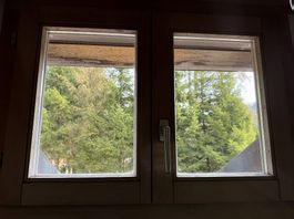 Fenêtre en bois double vitrage