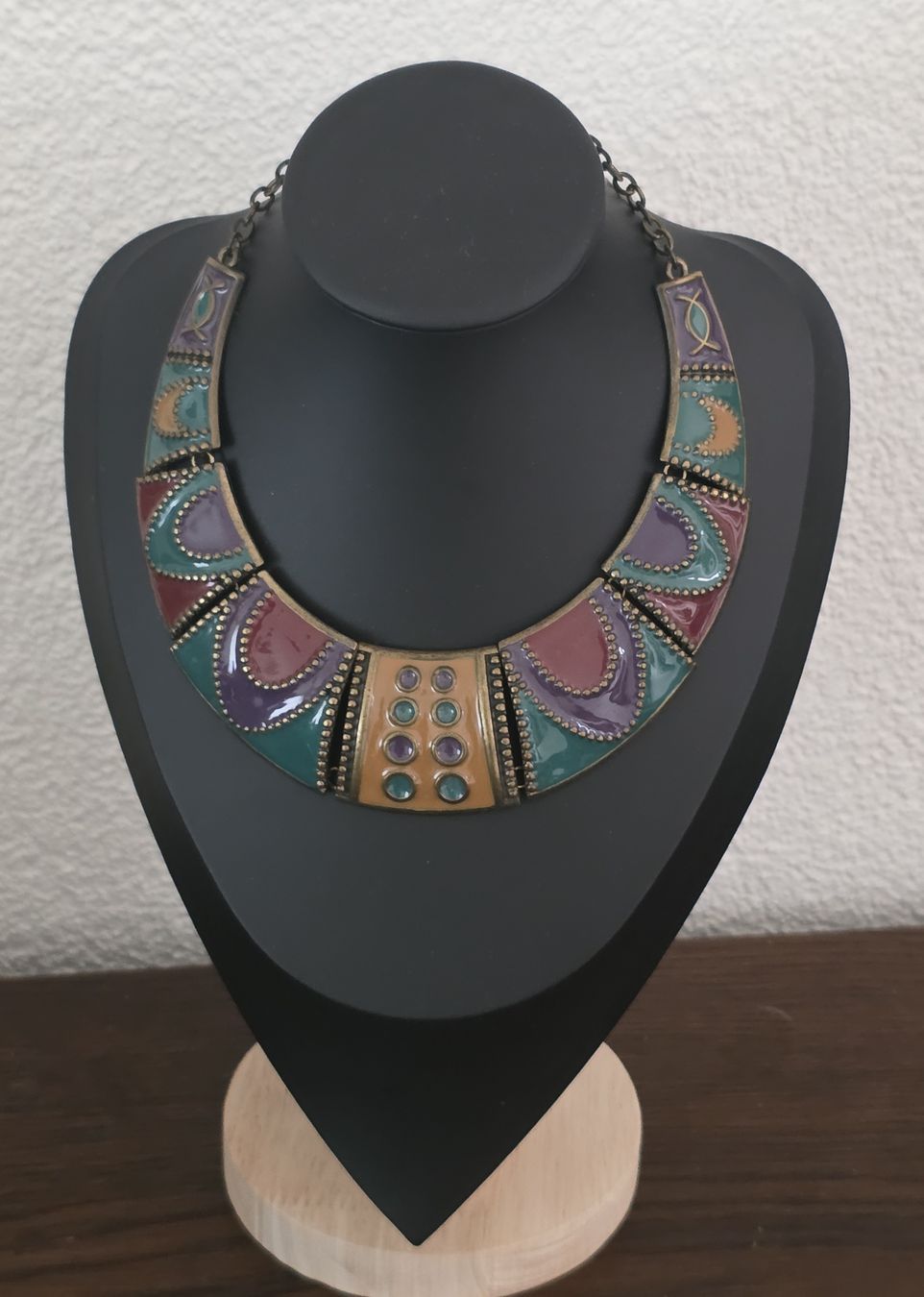 Colliers: Collier Statement Bunt Metall – D'occasion à Rheinsulz par Gilea 1