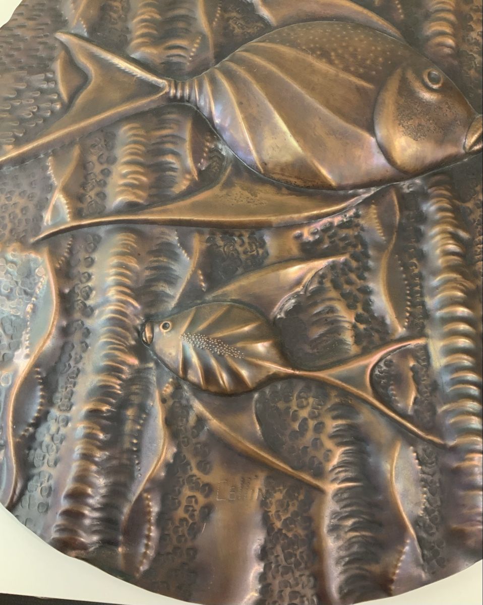 Toutes les décorations: Plaque décorative Cellini décor poissons – D'occasion à rolle par Tontonjulot 1