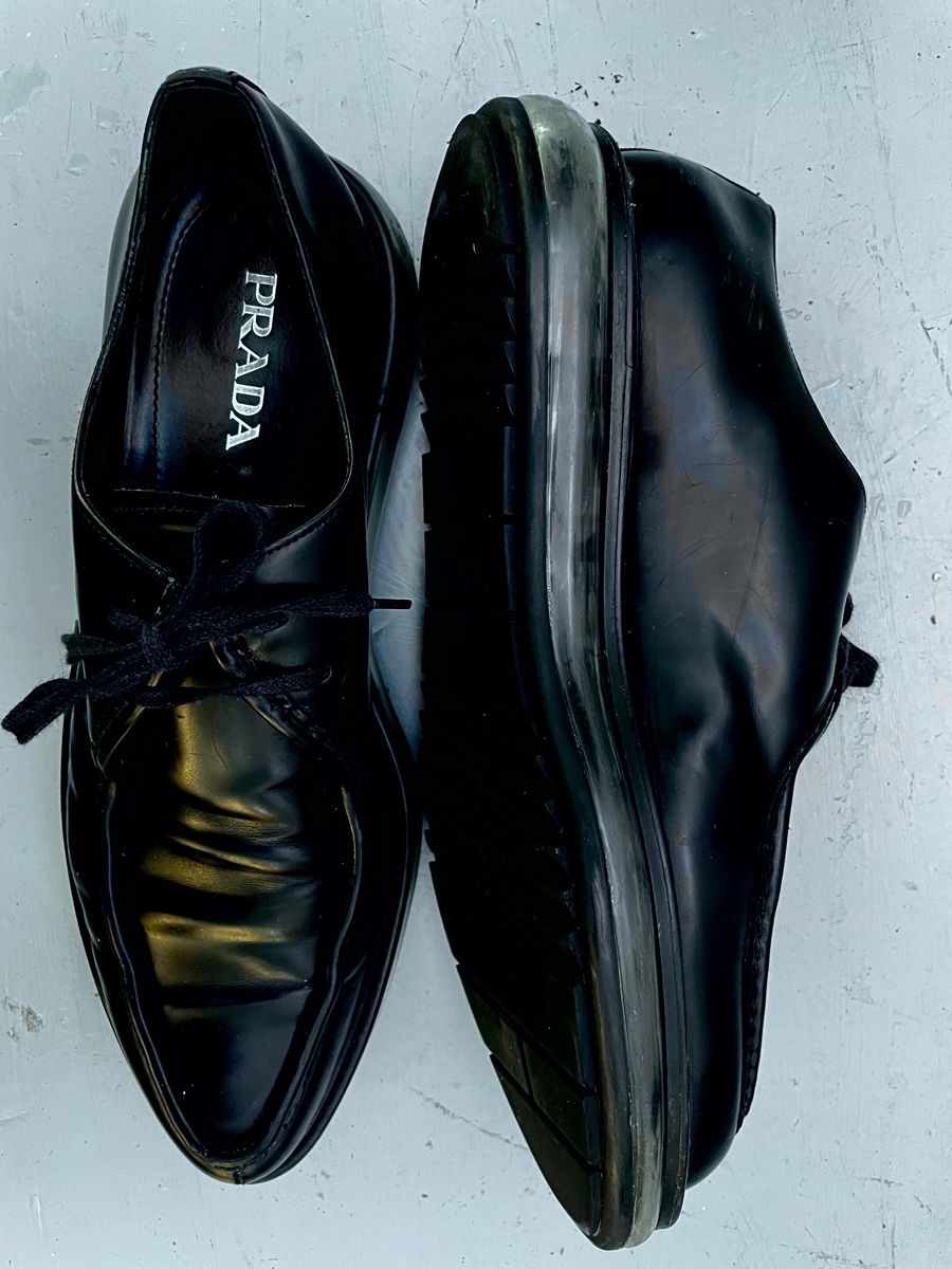 Prada Herrenschuhe: PRADA Herren Lederschuhe schwarz 45 – Gebraucht aus Zürich von Danokiko 4