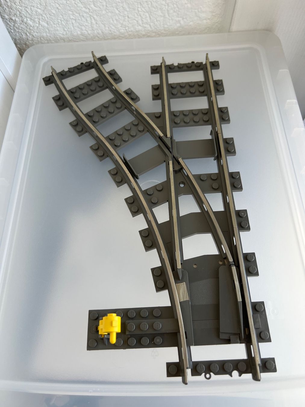 Lego Giocattoli: LEGO System 9v Weiche links – Usato da Uttigen venduto da sonorsonic