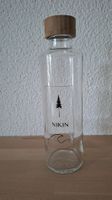 Nikin Glasflasche mit Holzdeckel, neu