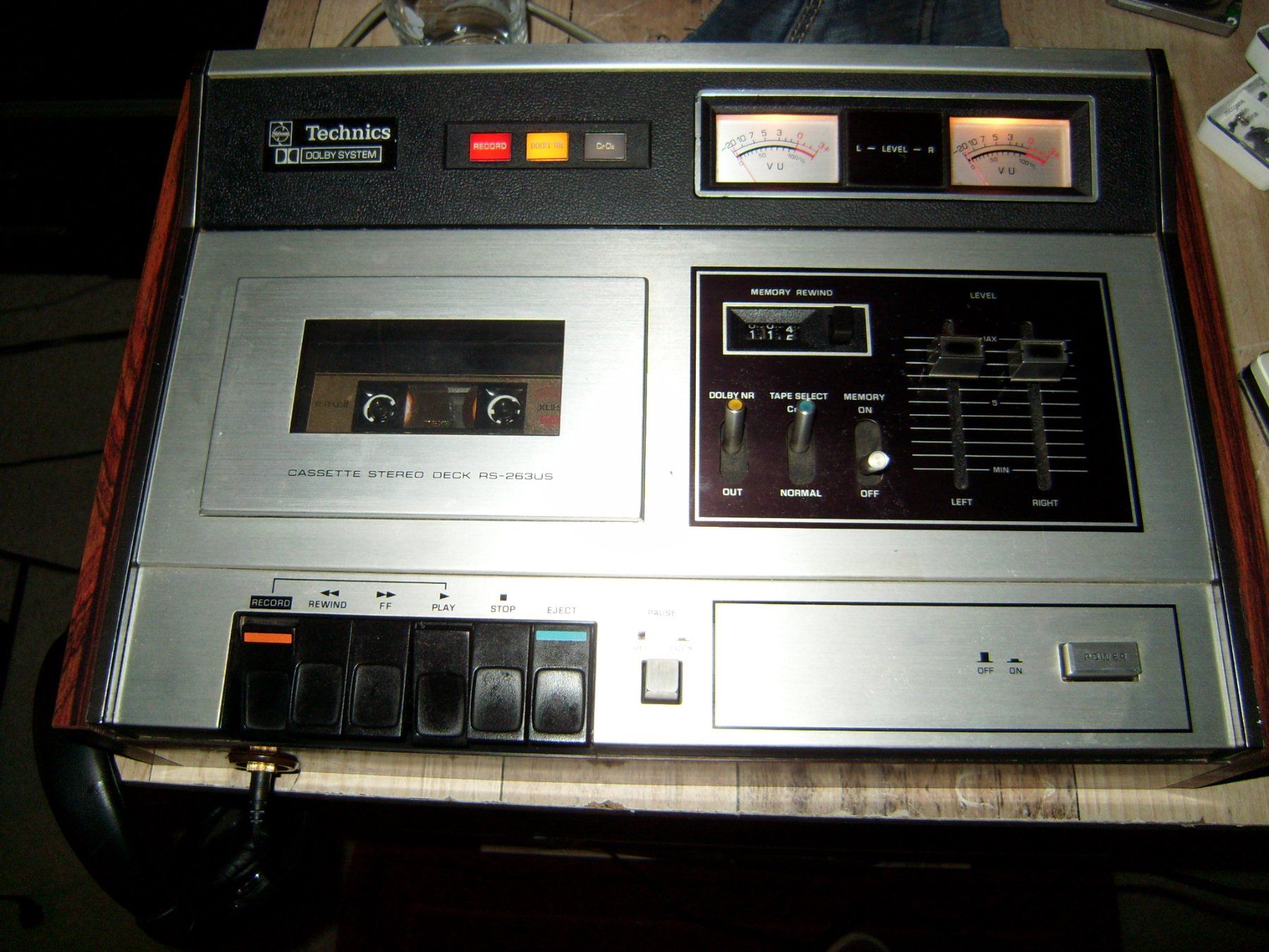 Apparecchi a nastro: Technics Pult Vintage Tapedeck der Spitzenklasse RS-263 Top – Usato da Mauren TG venduto da xkr1998