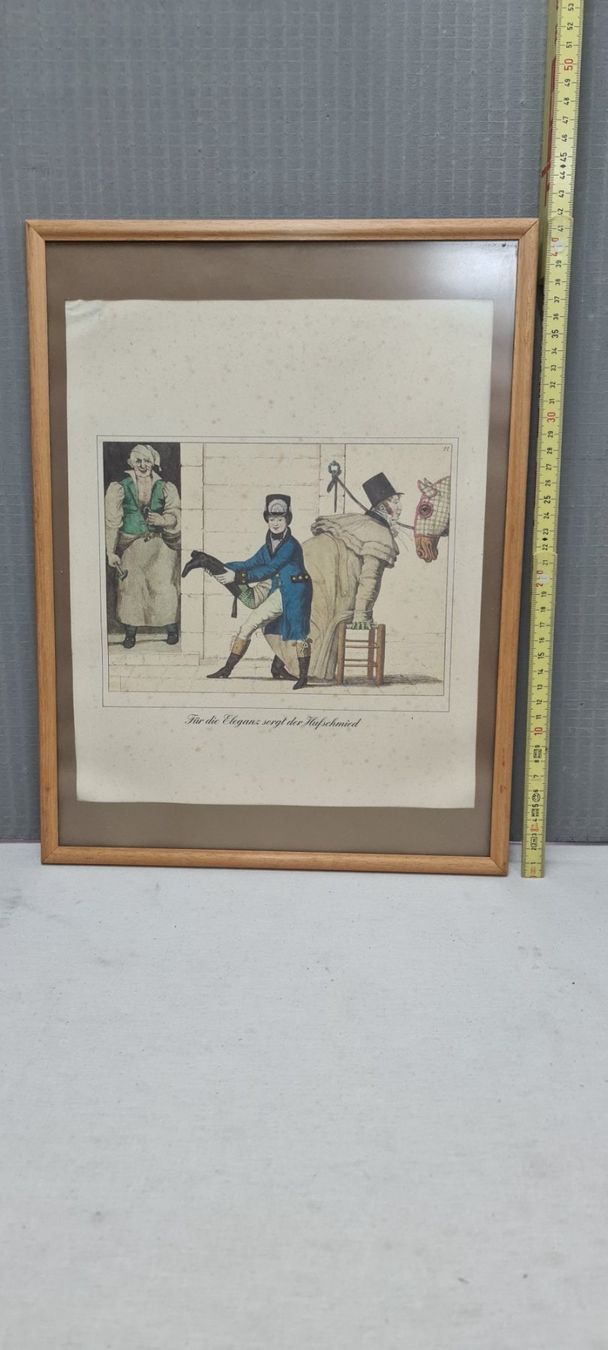 Grafiken & Lithographien: Der Schuh in der Karikatur, Lithographie – Gebraucht aus Sins von sagitarius58