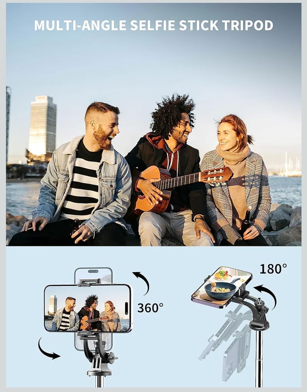 Treppiedi & Teste: 180cm Handy Stativ Ständer & Selfie Stick – Nuovo e nell'imballaggio originale da Rupperswil venduto da Cordi79 6