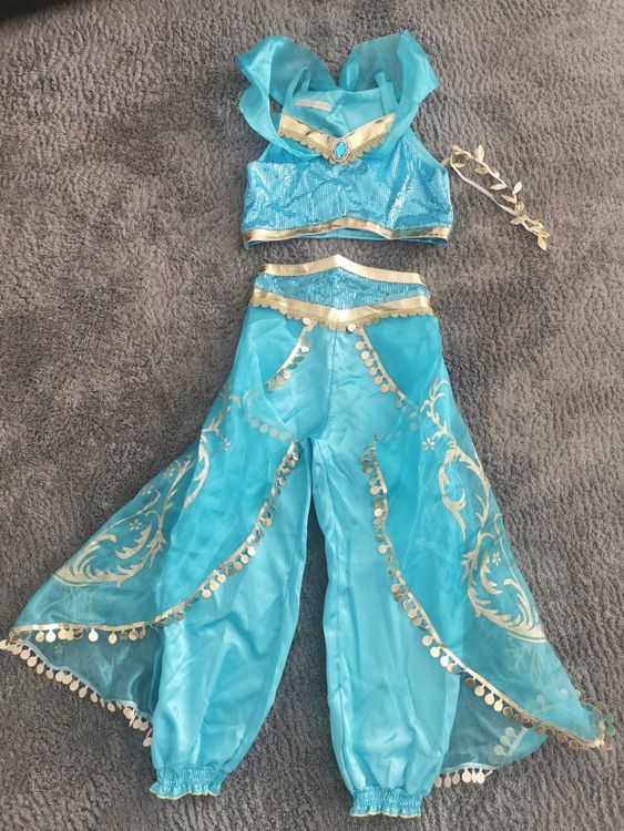Jolly Fancy Prinzessin Jasmin Kostüm Set Für Mädchen – Mit Zubehör, Größen 3-12 Jahre