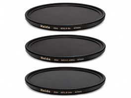 Haida Slim ND Filter Set 67 mm – ND8, ND64 & ND1000