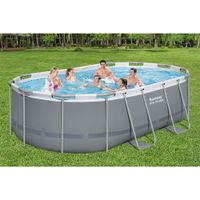 Bestway Pool 427cm x 250 x 100cm mit Salzanlage viel Zubehör