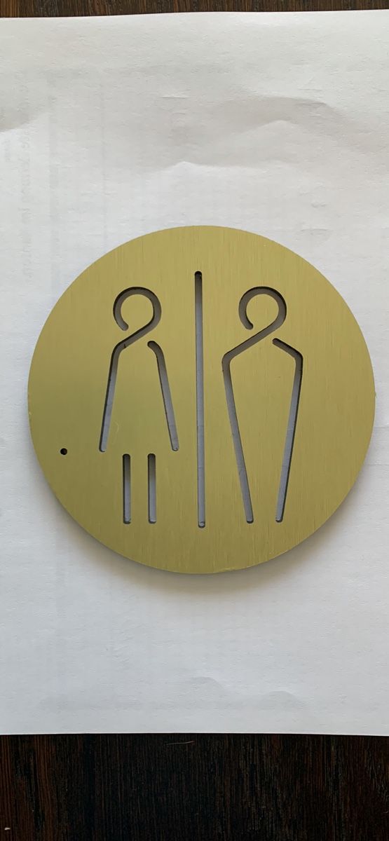 Insegne: Schild Toilette – Nuovo e nell'imballaggio originale da Rorschacherberg venduto da QuoAli