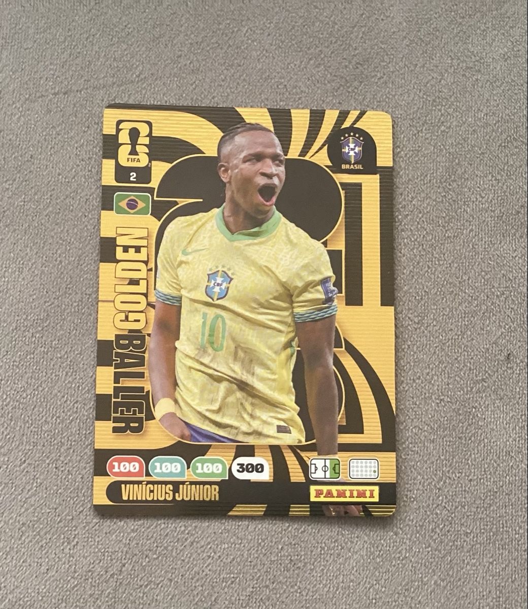 Panini Carte collezionabili: Golden Baller von Vinicius – Nuovo (secondo la descrizione) da Bünzen venduto da sim_6bwc