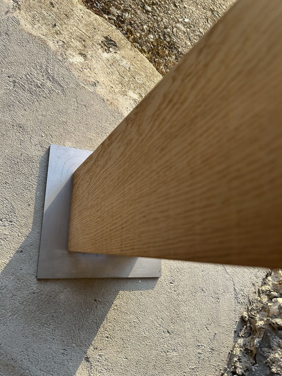 Altro in Decorazioni & Accessori: Dekosäule Sockel massiv Eiche, Stahlfuss ca. 80cm – Usato da Sursee venduto da ramona0406 3