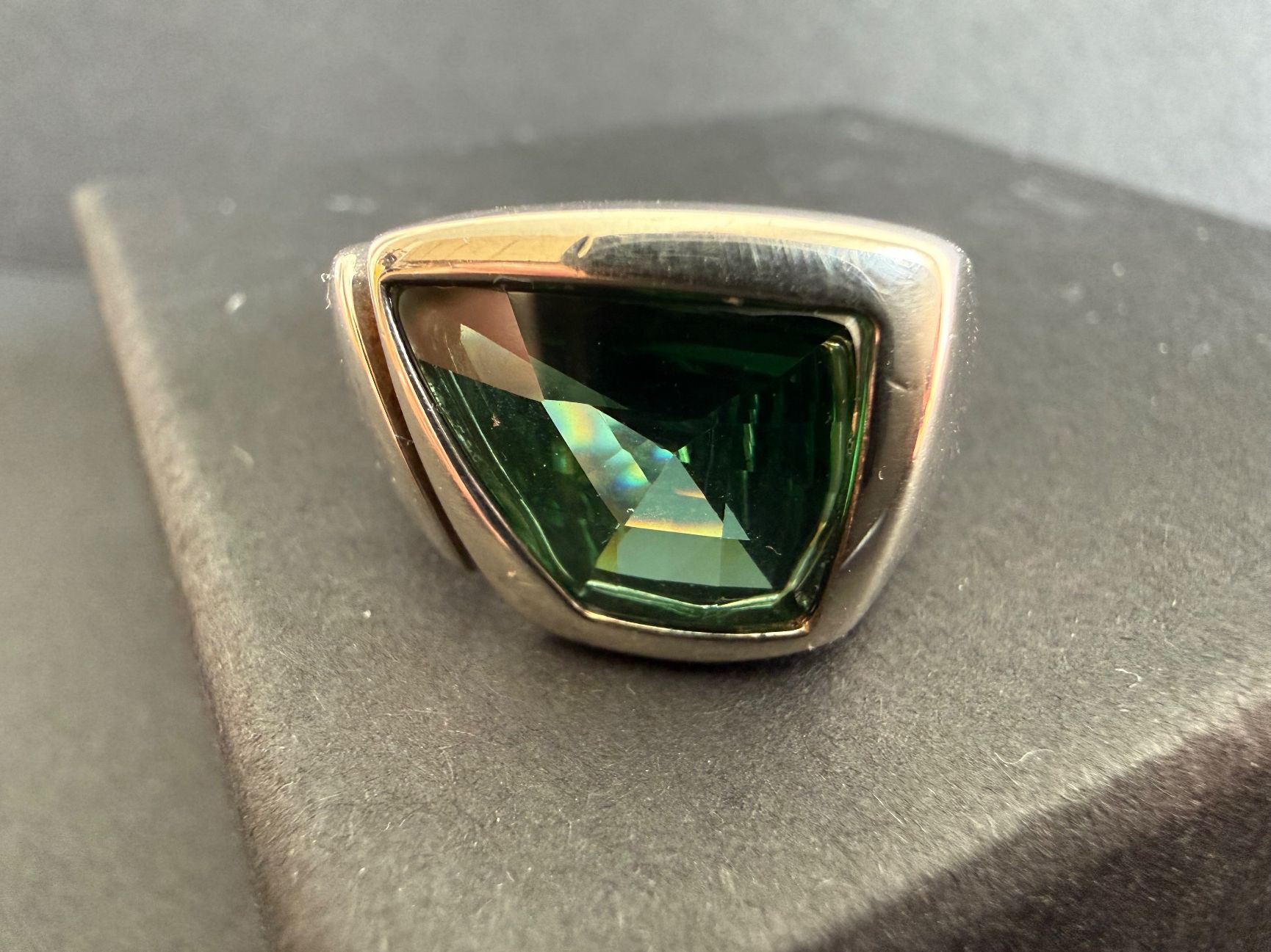 Anelli: Silber Ring mit Turmalin 925 – Usato da Spiegel b. Bern venduto da Rogger72 1