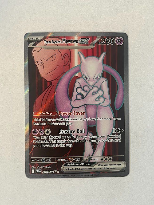 Pokémon Carte collezionabili: Pokemon -  Team Rockets  Mewtwo ex 213  – Usato da schaan venduto da Schokoloco
