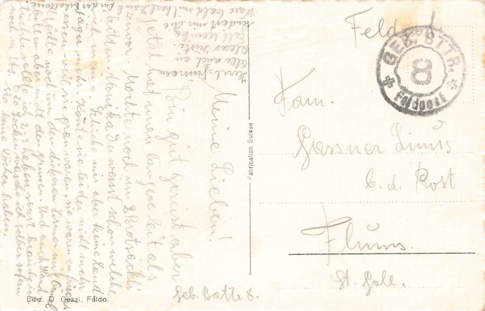 Cartoline postali: Dalpe col pizzo pettano Leventina – Usato da Biasca venduto da Blenio71 1
