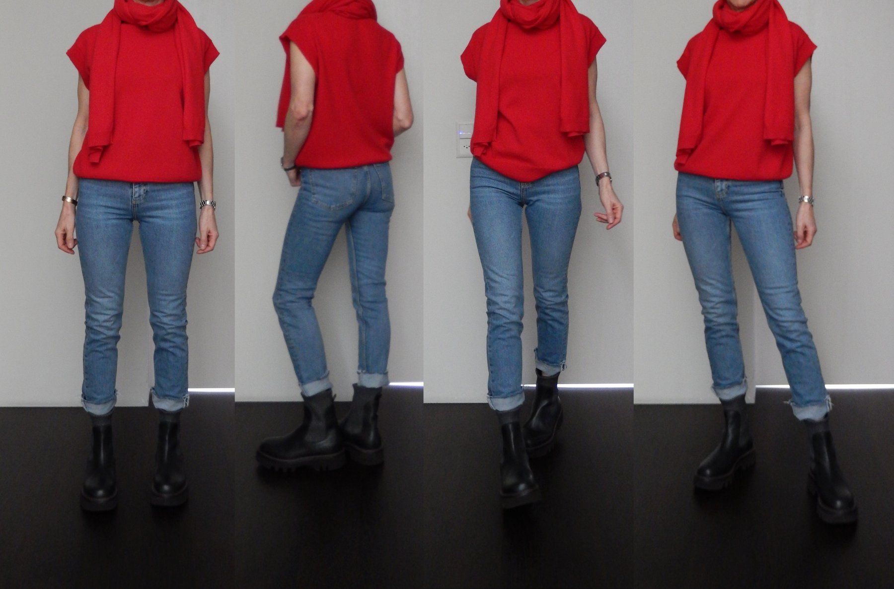 Zara Maglioni & Felpe: ZARA Pullunder mit Schal, 100% Kaschmir, Gr. S – Usato da Tuggen venduto da vivira 2