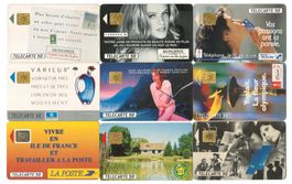 9 Telefonkarten Frankreich