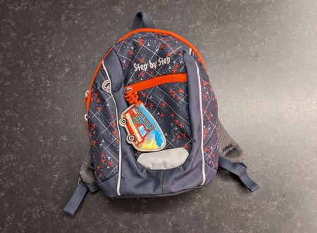 Step by step Kindergartenrucksack Feuerwehr