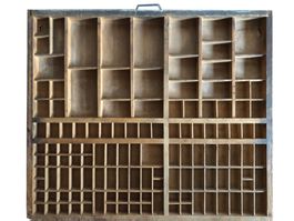 Original Setzkasten Holz Antik