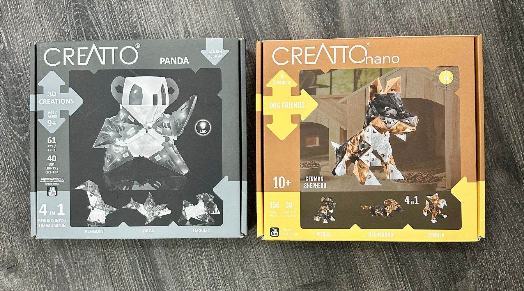 Kit bricolage: 2 Creatto Bastelsets (3D-Puzzles) – Nuovo e nell'imballaggio originale da Ehrendingen venduto da Reina