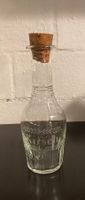 Glasflasche mit Korken Gravur Kirsch gebraucht Zustand