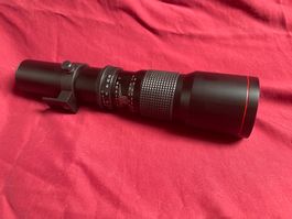 Teleobjektiv 500mm f/8 manuelle Fokussierung guter Zustand
