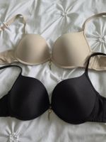 Lot de 2 soutiens-gorge rembourrés .Selene T. 85B noir et be