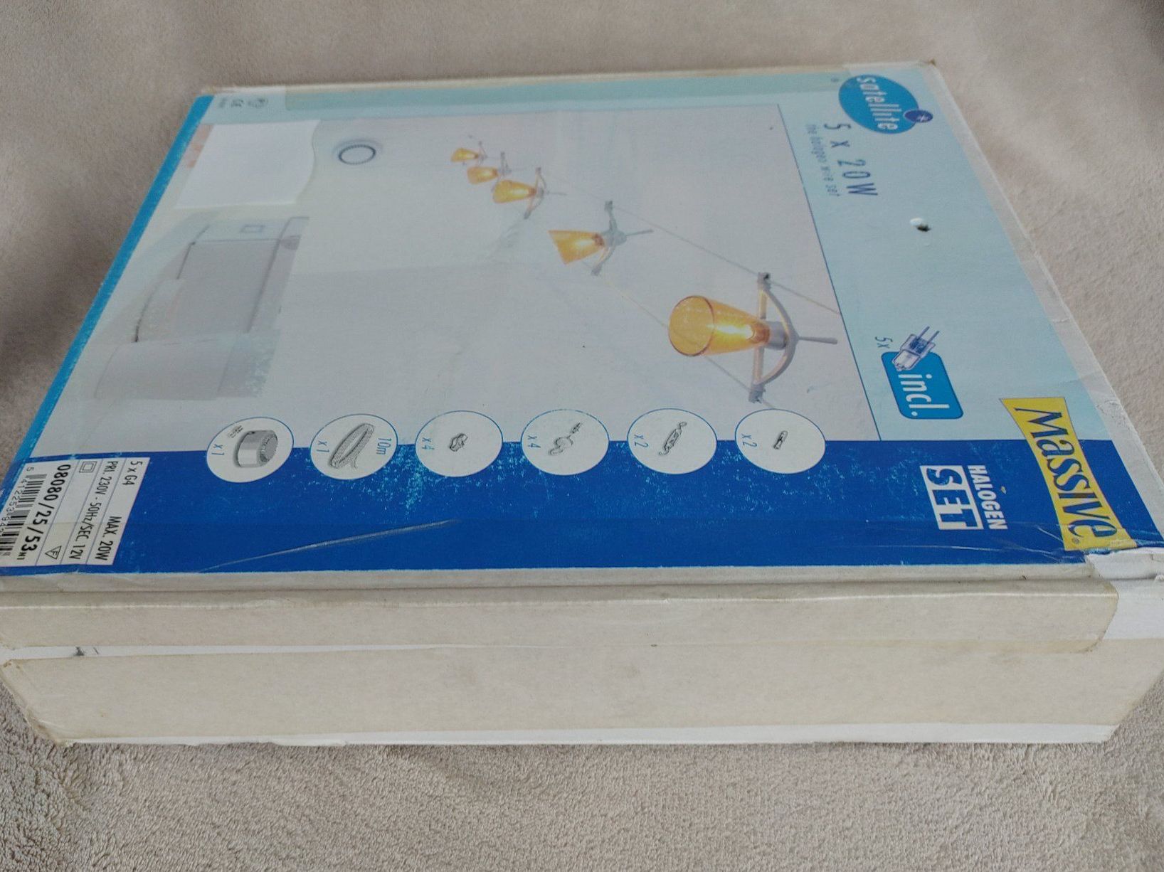Lustres & lampes de plafonds: Halogen Seil-System, 5x20W, – Neuf (Voir description) à Strengelbach par Phorensic_30 2