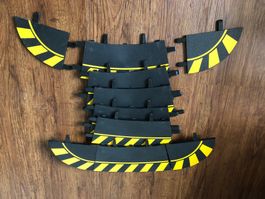 Carrera 132/124 Steilwand Ausrandstreifen 1/30°SET 6 Stück
