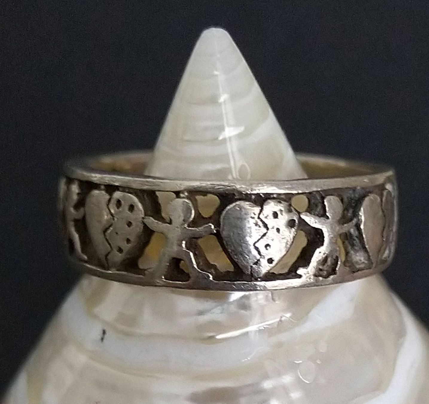 Anelli: HERZ LIEBE RING IN 925 SILBER – Usato da Romanshorn venduto da BoutiqueA 5