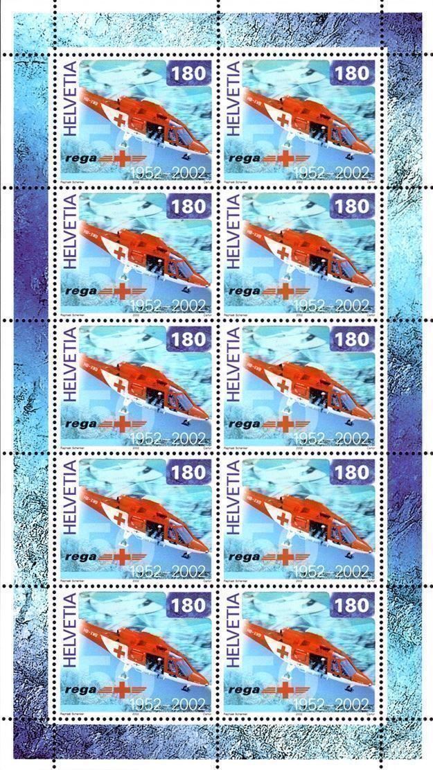 Alle Briefmarken: Bogen REGA - Jubiläum** – Neu (gemäss Beschreibung) aus Dottikon von haeusibuh5