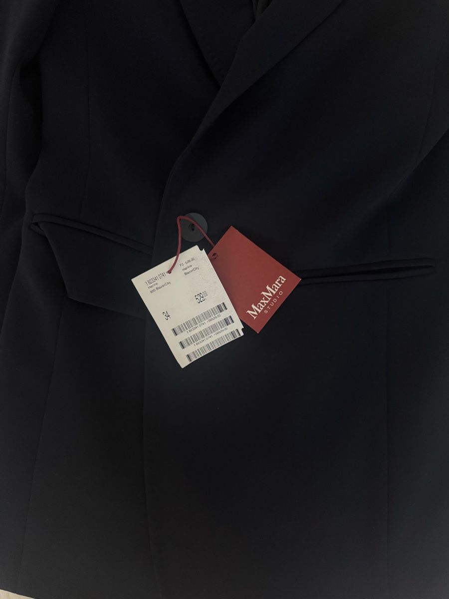 Max Mara Anzüge & Kostüme: Max Mara Studio Blazer Dunkelblau Größe 34 Neu – Neu (gemäss Beschreibung) aus Zürich von Kluxus 4