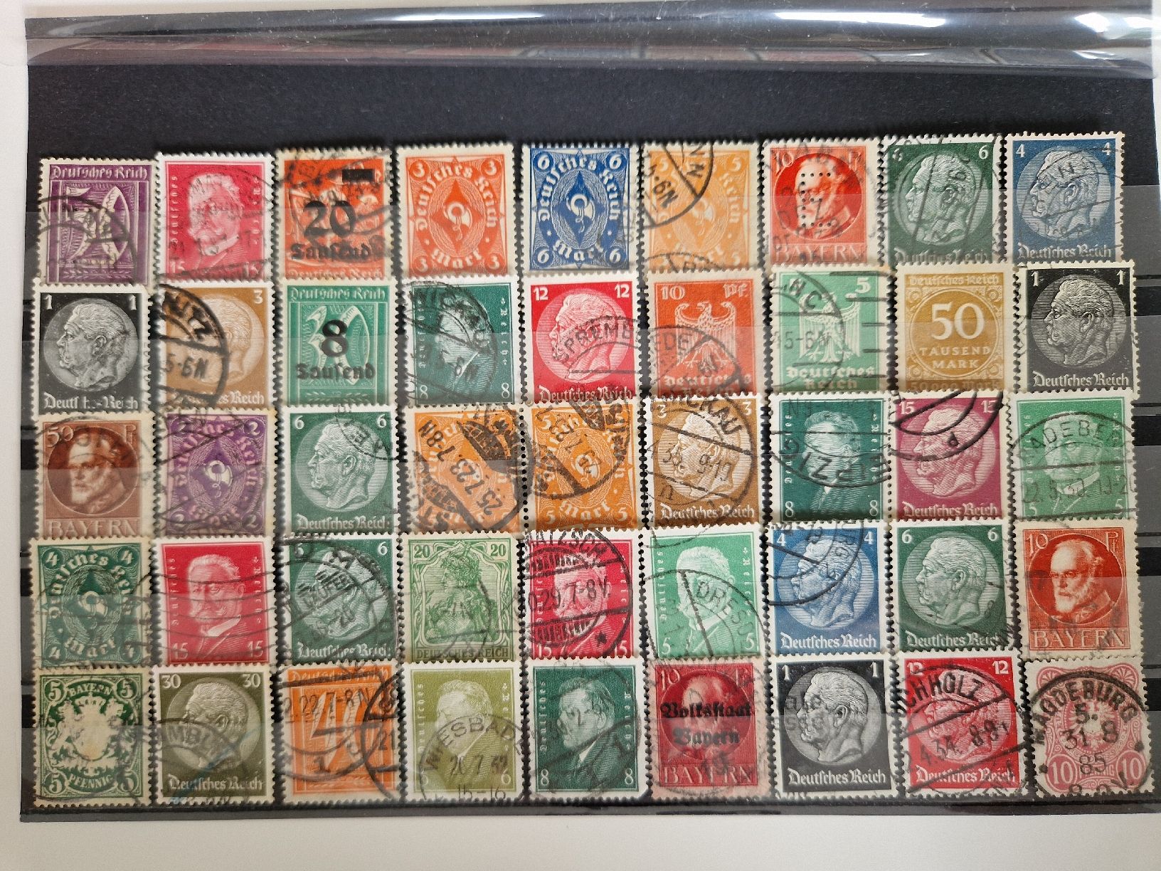 Alle Briefmarken: Deutsches Reich Briefmarken – Gebraucht aus St. Gallen von Enrico_SG