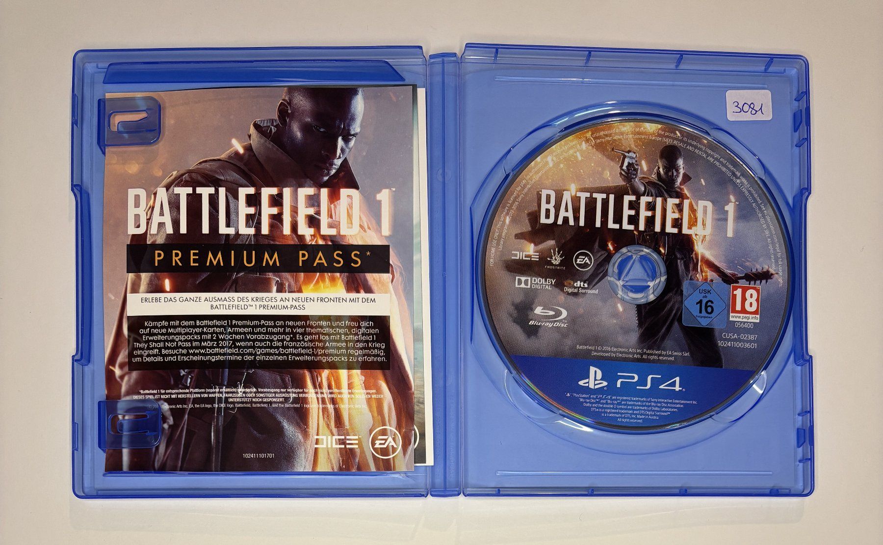 Giochi: PS4 - Battlefield 1 – Usato da Allschwil venduto da Bullach 1