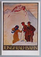 Plakat für Jungfrau-Bahn - Jungfraujoch