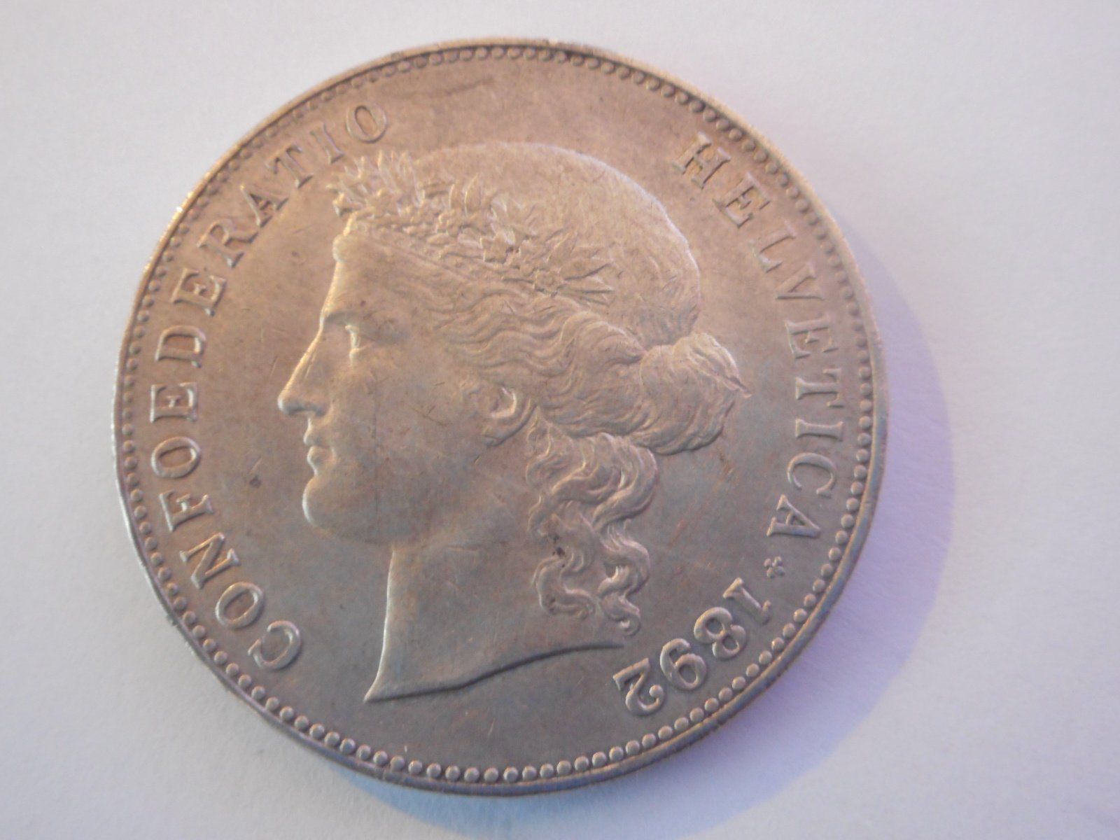 Alle Münzen: 5 Fr. 1892 silber  -unz – Neu (gemäss Beschreibung) aus Kriegstetten von pizlad2010 4