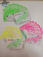 40 x Boeder 5.25" Floppy Disketten - pink gelb grün / C64 ?