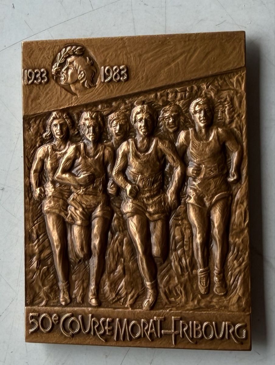 Medaglie: Placette  50 Anniversaire Morat - Fribourg 1983 – Usato da Schwadernau venduto da Spitz64