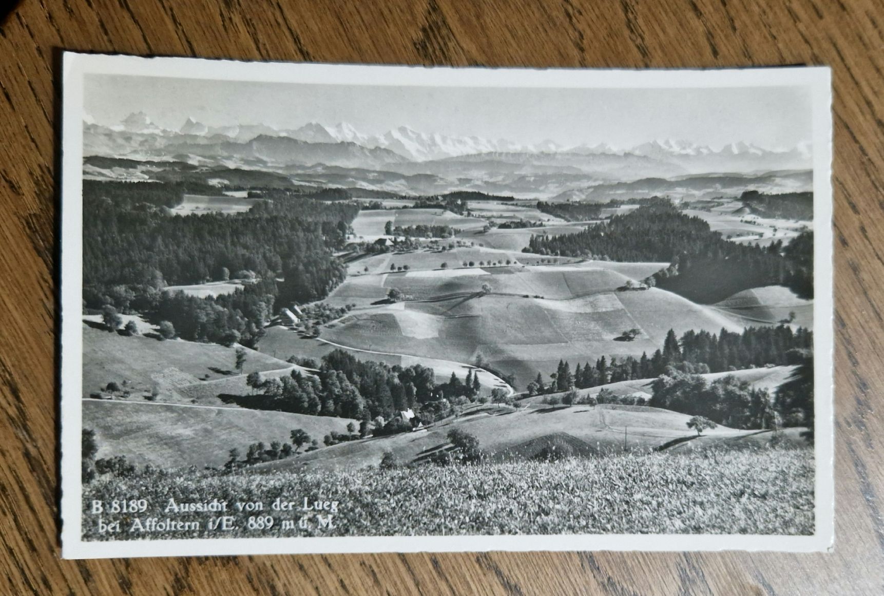 Cartoline postali: Aussicht von der Lueg bei Affoltern i.E. – Usato da Ebikon venduto da Donar50