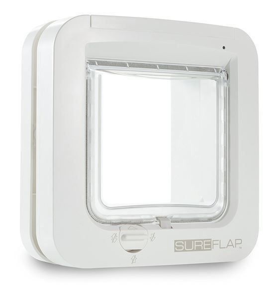 Chatières: SureFlap Mikrochip Katzenklappe (weiß) – Neuf avec emballage d'origine à Bottighofen par zaap 1