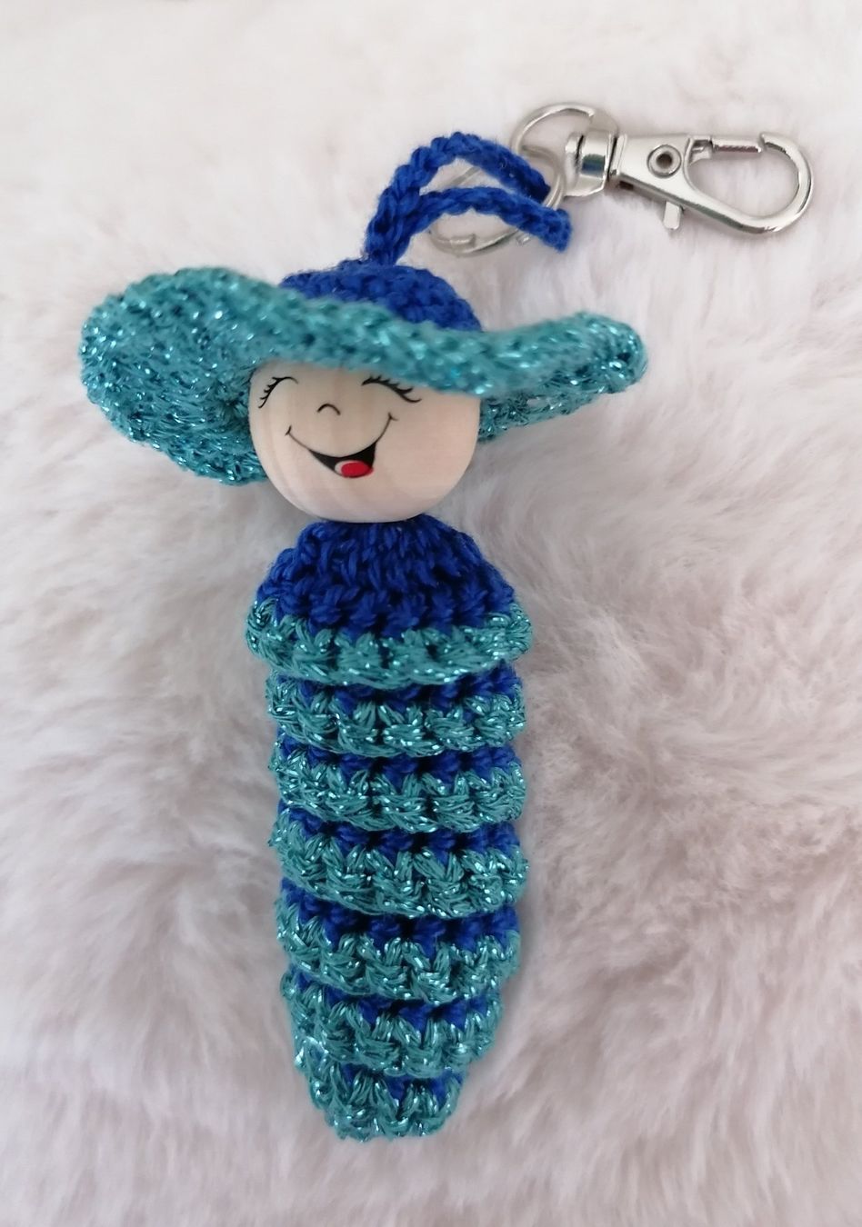 Tutte le decorazioni: Handgemacht Glückswürmchen 6 Stück Blau – Nuovo e nell'imballaggio originale da Rümlang venduto da TRICE67 3
