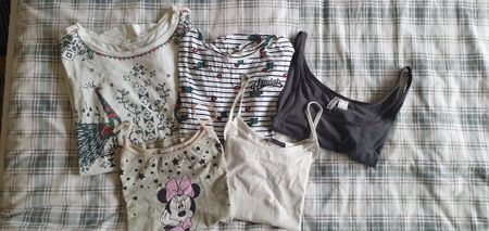 Tops und T-Shirts XS-S, ideales Sommer-Set