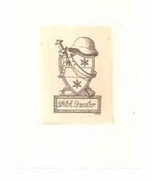 Ex-libris héraldique Dr E. A. GESSLER, Basel