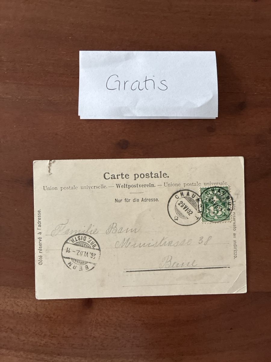 Cartoline postali: 7 Ansichtskarten Schweiz von Chaumont NE – Usato da Oftringen venduto da Cla.vD.74 5