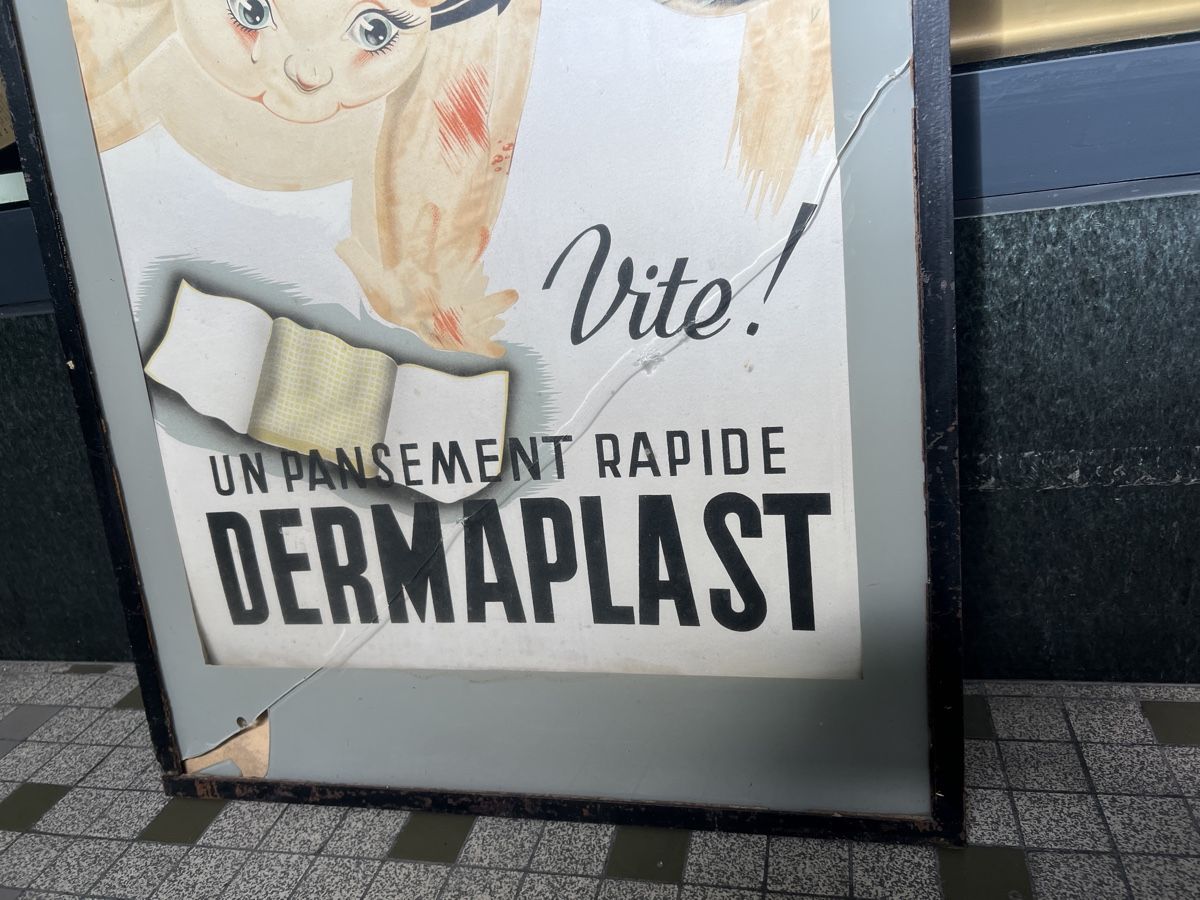 Poster & Bilder: Affiche DERMAPLAST originale - Publicité Vintage ! – Gebraucht aus Genève von Leboucheoreilles 2