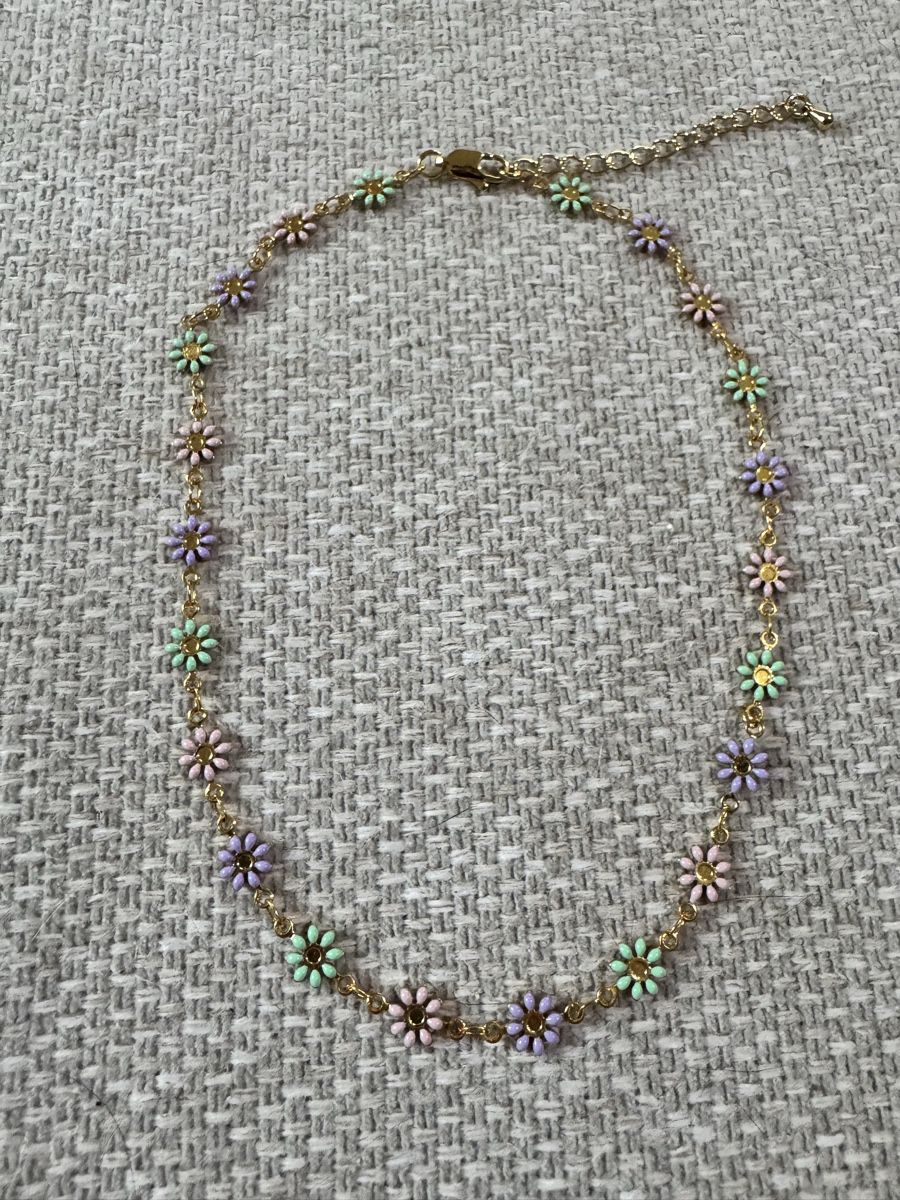 Catenine: Blumenhalskette / Choker von ByNouck – Usato da Zürich venduto da MHW23 1