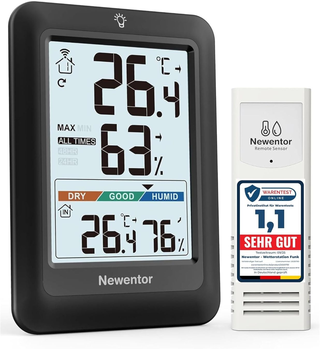 Sonstiges für Haushalt & Wohnen: MAX MIN Thermometer innen aussen 24 48 Std. alle Zeiten – Neu und originalverpackt aus Hundwil von pac_6jh8