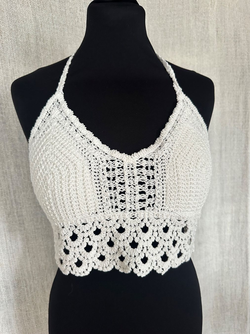 Tops: Wunderschönes, neues Häkeltop Gr. 36/38 – Neu (gemäss Beschreibung) aus Muri AG von Shoshana5