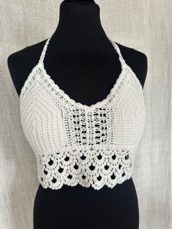 Wunderschönes, neues Häkeltop Gr. 36/38